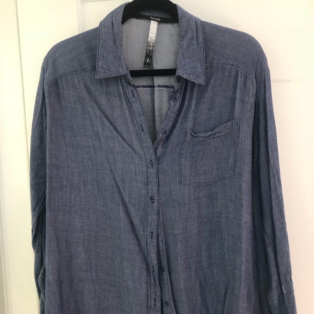 KENSIE SOFT DENIM SHIRT